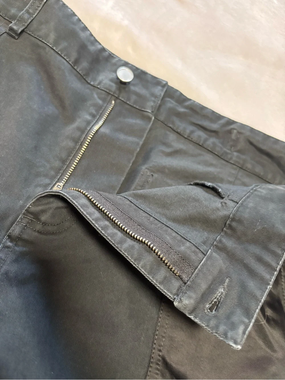 Jordan Flight Utility Two Tone Wide Leg Baggy Pants Black Size Large